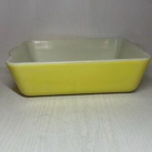 Vintage Pyrex ‎ 1 1/2 Quart Yellow Casserole Baking Dish 503-B